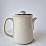 '70s Flower Stoneware Coffee Pot - Vintage