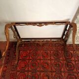 Gilded bronze and marble coffee table