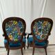 Paire de fauteuils cabriolet retapissés, années 30-40