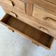 Vintage wooden secretary desk in the style of a professional piece of furniture