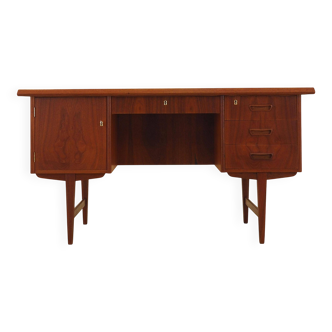Teak desk, Danish design, 1970s, made in Denmark