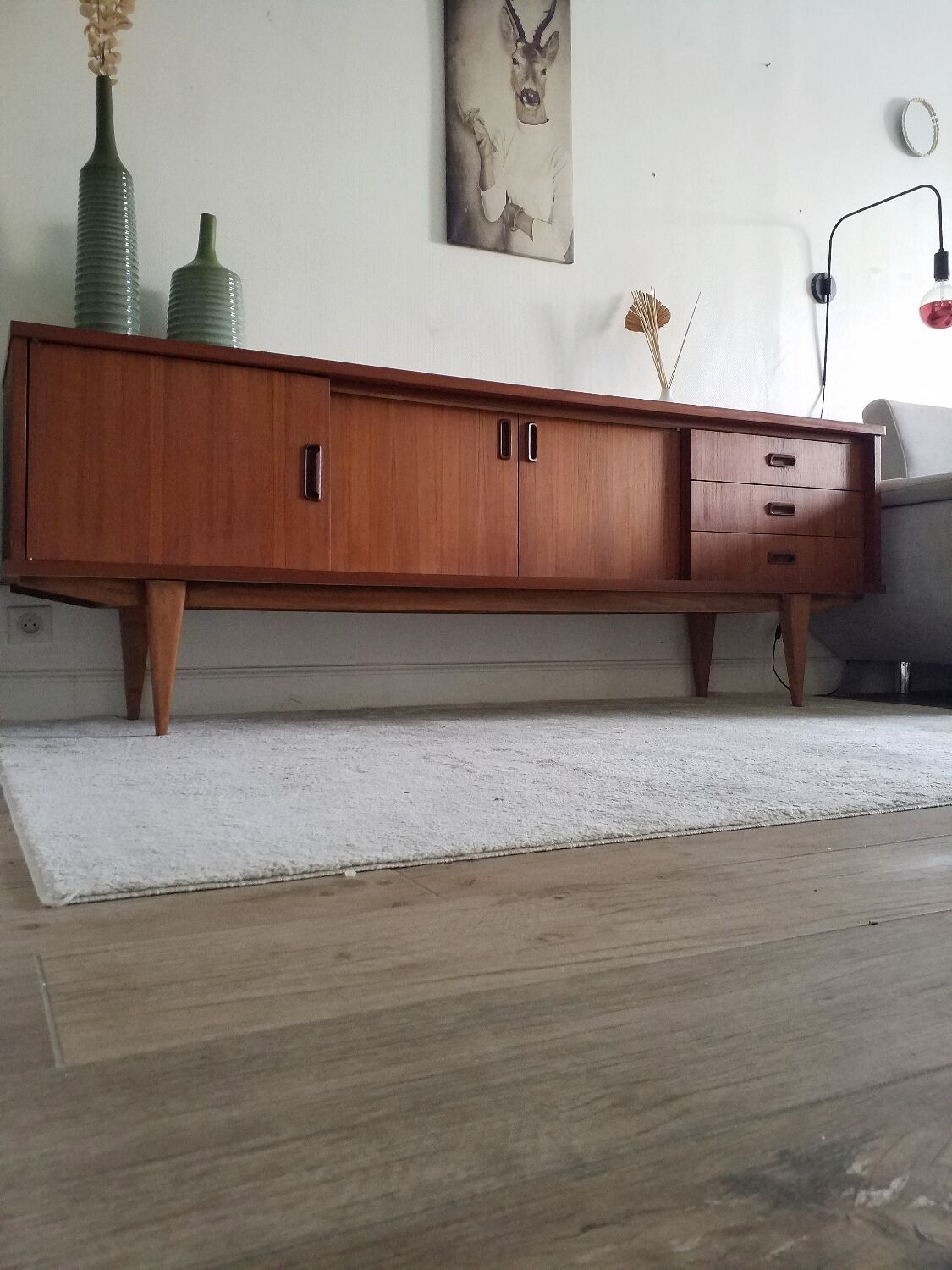 Enfilade teck années 60