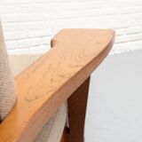 GE-375 Armchair & Hocker by Hans Wegner for Getama