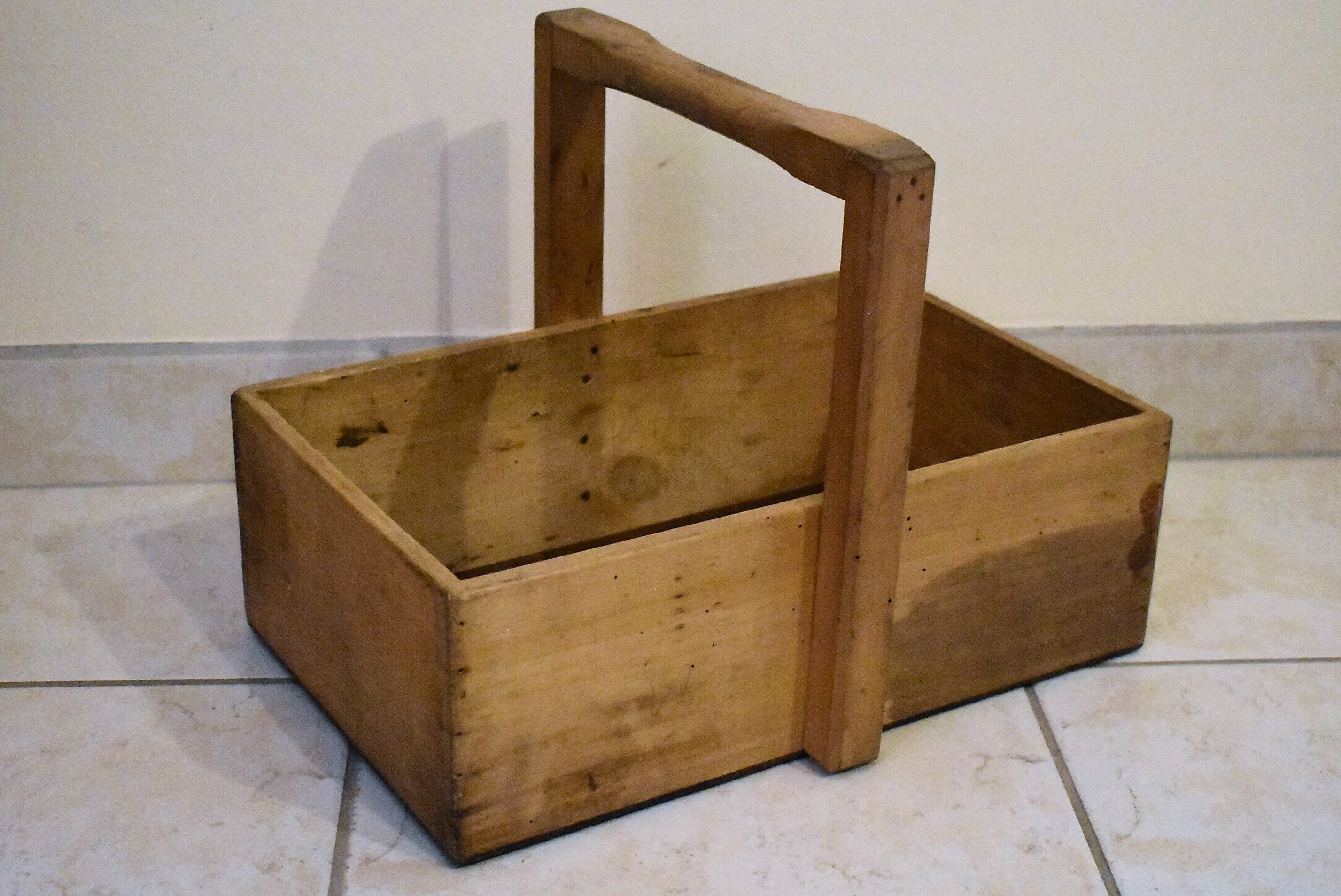 Wooden tool box