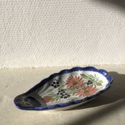 Henriot Quimper shell butter dish