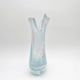 Vase Sculpture Murano Zanfirico Filigree Sommerso Blue Pink White