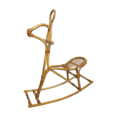 Rattan rocking horse 1960
