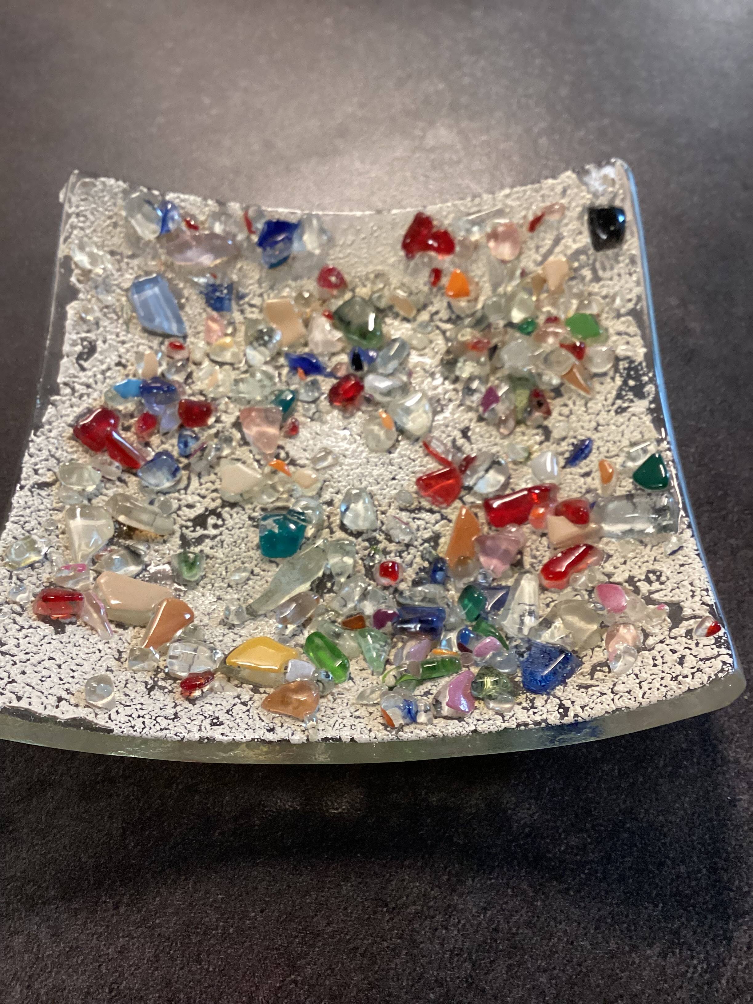 Murano Trinket Dish. Murano Vide Poche.