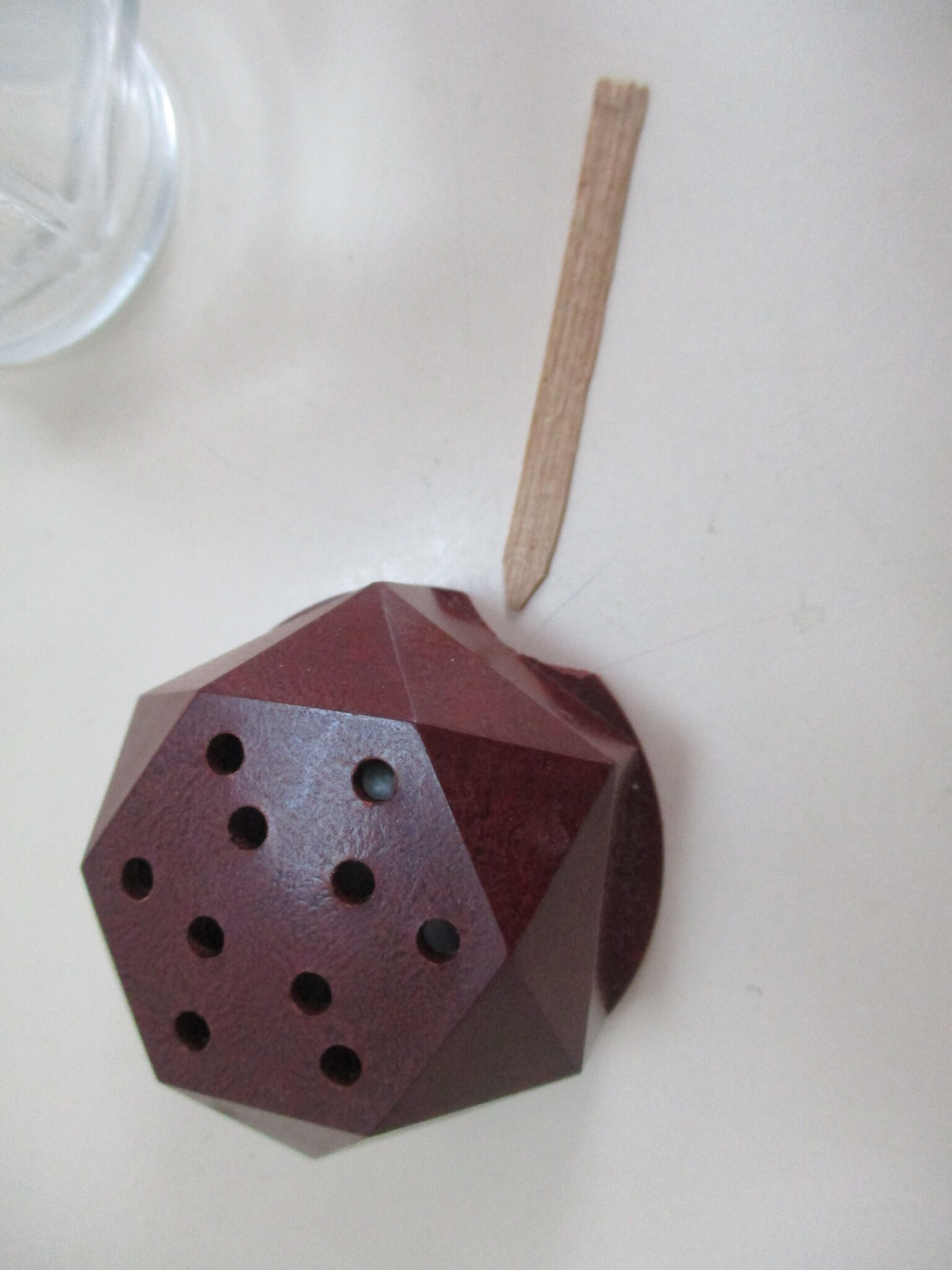 Sprinkler glass and bakelite - deco art