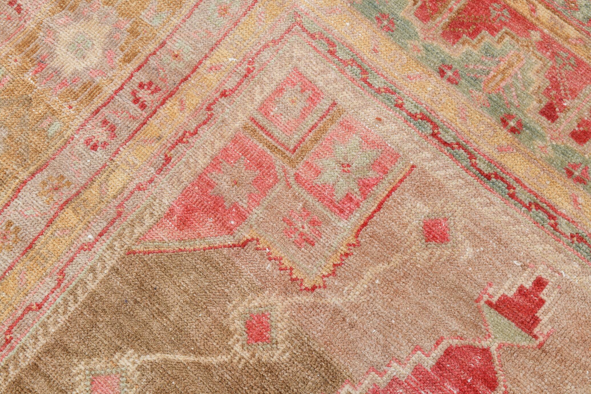 5x9 Red Brown Classic Turkish Rug, 145x300Cm