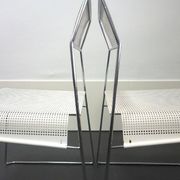 Set of 4 metal chairs, 1970s