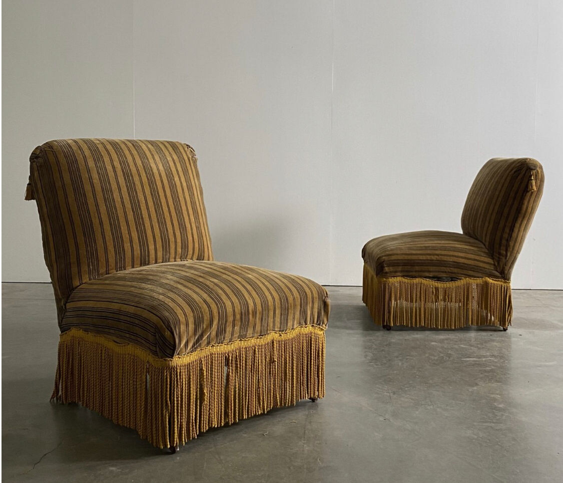 Pair of napoleon 3 chairs