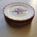 10 Longchamp dessert plates Agen model