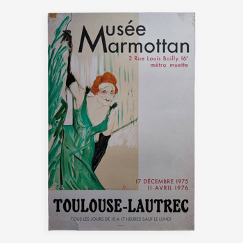 Toulouse-Lautrec Affiche 1975 Musée Marmottan