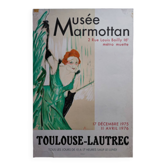 Toulouse-Lautrec Poster 1975 Musée Marmottan