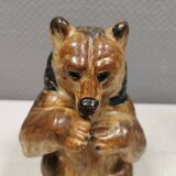 Beautiful ceramic bear by Arne Ingdam. Denmark, 1960s-70s.