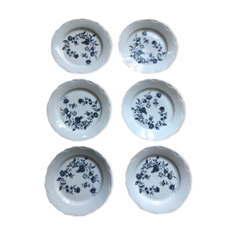 Set of 6 dessert plates