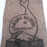 Sac sel salins du midi toile de jute