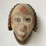 Pair of African Fang and Punu masks from Gabon