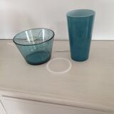 Blue mushroom lamp model Gavik ikea