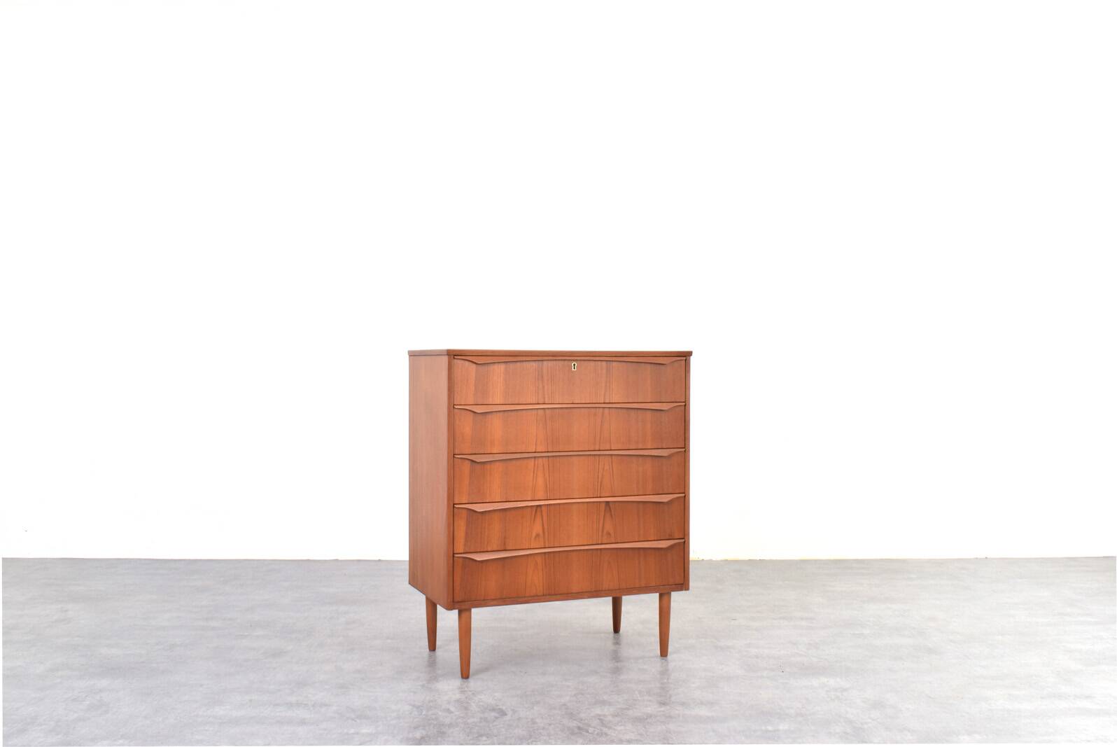 Mid-Century Danish Teak Chest of Drawers, 1960s.