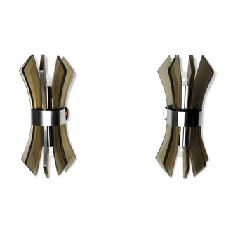 Pair of Veca sconces in Bakelite, Italy, 1970