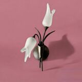 Vintage "tulip" wall light