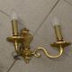 Chandelier 5 branches & 2 solid brass sconces