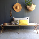 Military camp bed picot