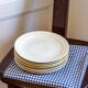 Set de six assiettes de type bistrot, Années 60/70