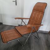 Maule Marga folding armchair, vintage Italian design, 70s