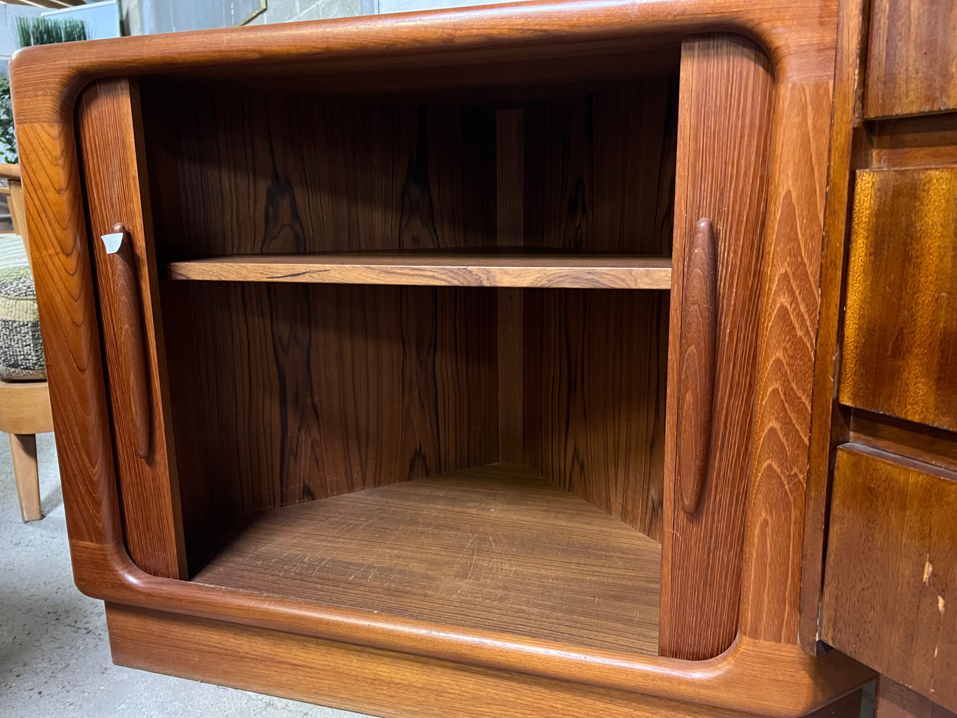 Vintage Danish corner cabinet DYRLUND