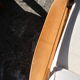 Fauteuil scandinave en  bois et tissu