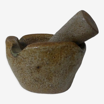 Sandstone mortar and pestle