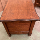 Solid oak toy chest XXth century