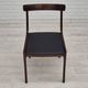 1960s, Danish design by Ole Wanscher, set of 4 Danish dinning chairs, mahogany wood, reupholstered.