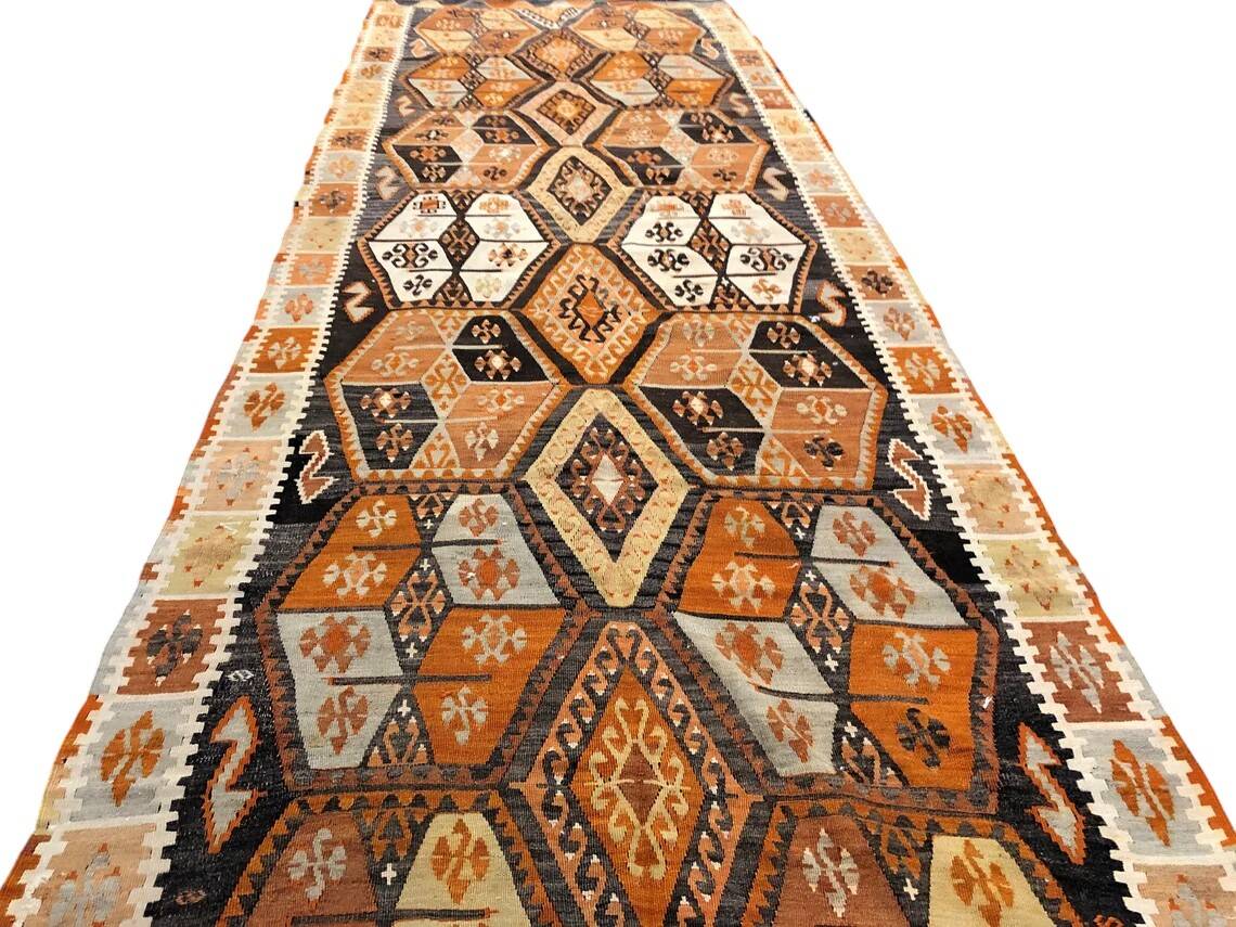 Vintage Anatolian Kilim Rug