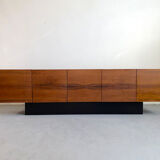 Mid century modern sideboard credenza brazilian rosewood veneer