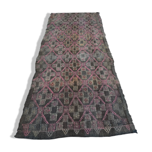 coureur tapis kilim turc vintage, 195 x 74 cm