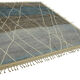 Hand-Knotted Turkish Contemporary 280 cm x 372 cm Blue Wool Carpet