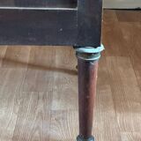 Louis XVI style chest of drawers, spinning top legs - transition style marquetry