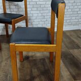 Set of 5 vintage chairs 1970
