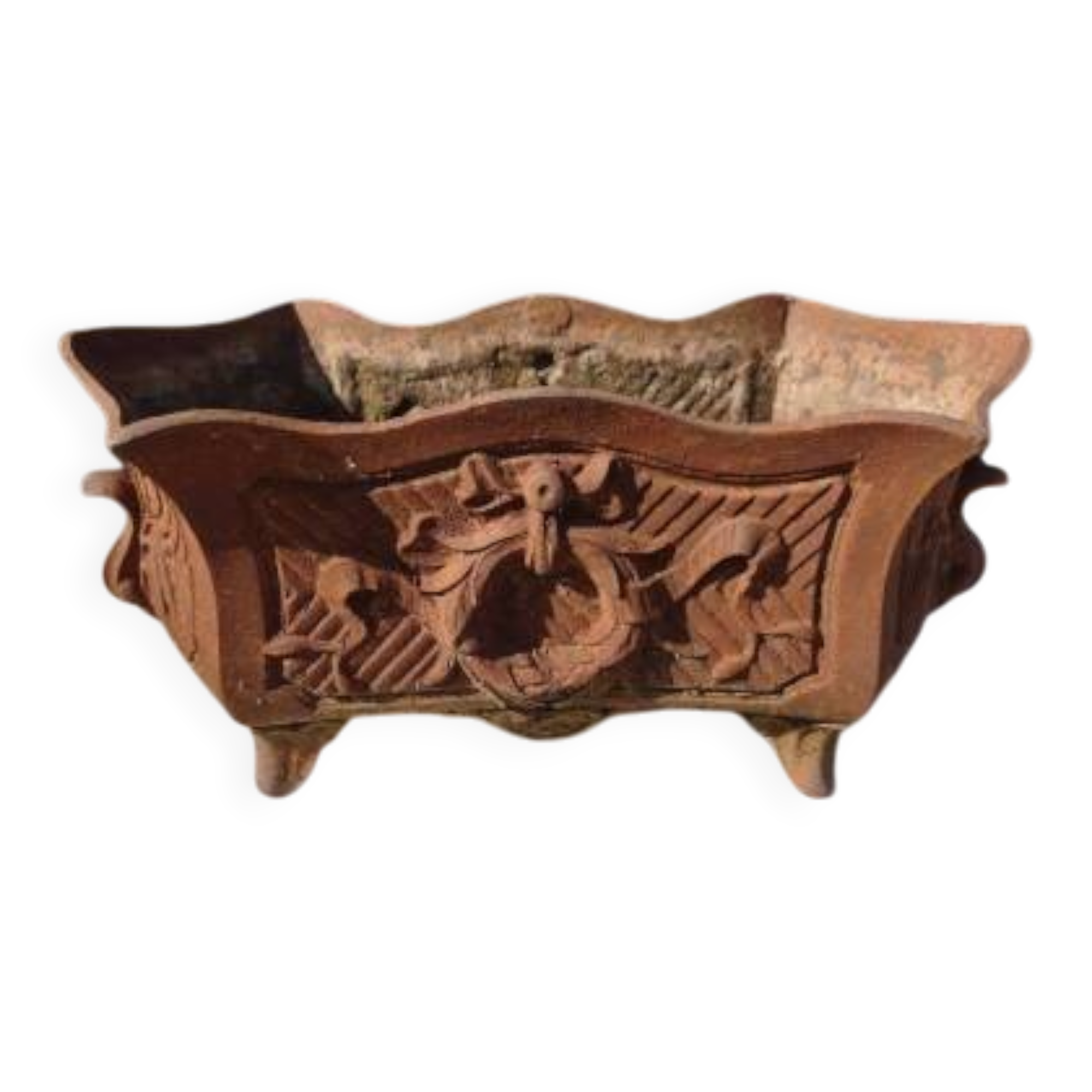 Cast iron planter from 1900 by the Charleville-Mézières establishments.