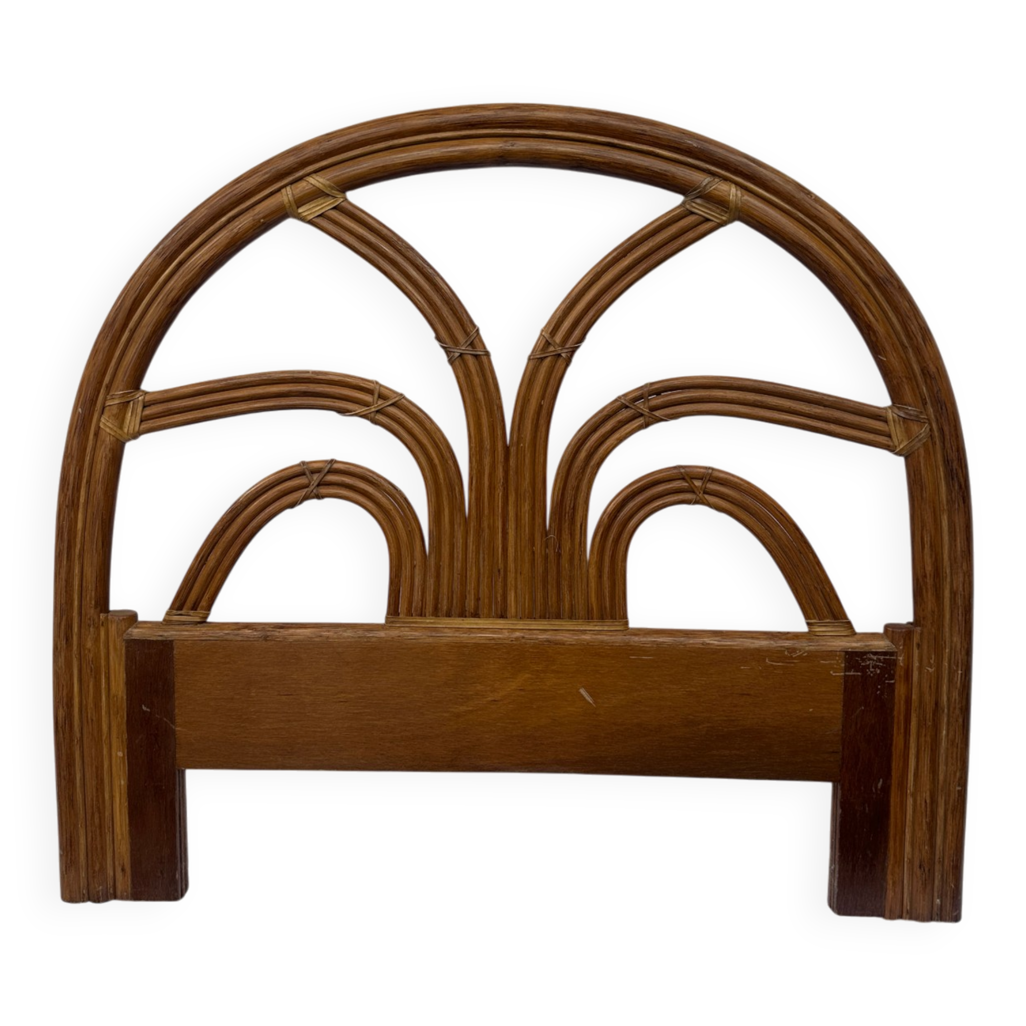 Rattan headboard