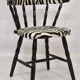 Pair of "Western" chairs, saloon, vintage, 50