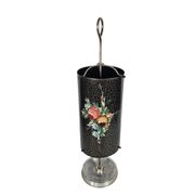 Dutch design - Umbrella bin (or umbrella stand) - hand-painted - enamel