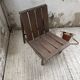 Modernist oak armchair