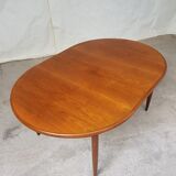 G plan extending oval circular dining table