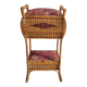 Rattan and textile worker, 2 chests, 1960s