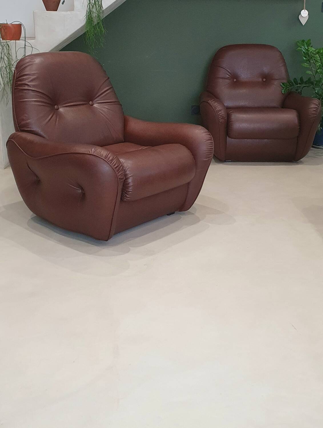 Vintage Space Age armchairs